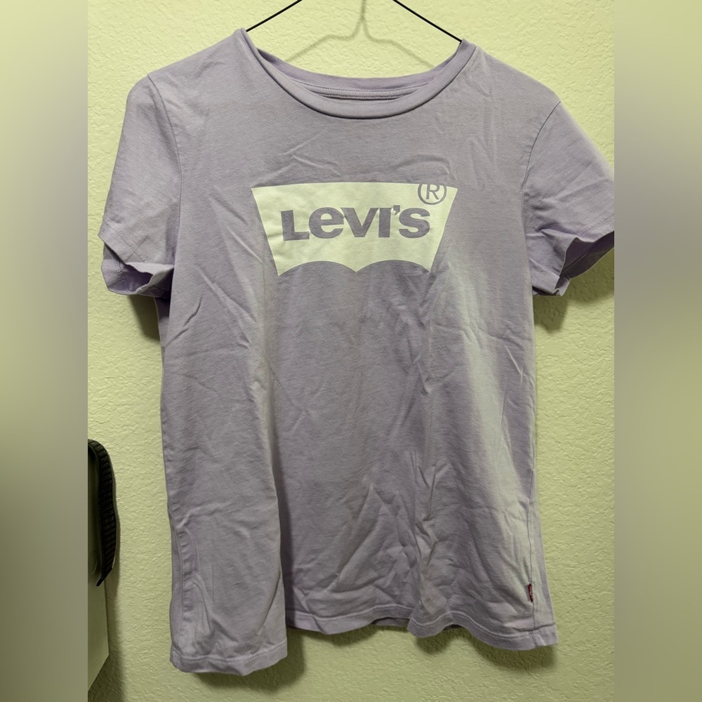 Levi's Purple Short Sleeve Tee Classic Style